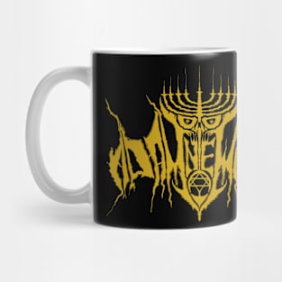 Adam Newman Metal Logo - Gold Mug